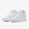 Кроссовки Nike Air Jordan 1 Mid GS Triple White
