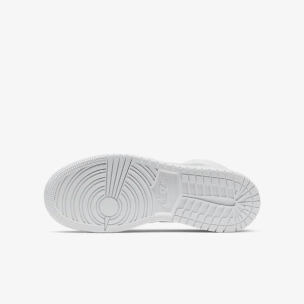 Кроссовки Nike Air Jordan 1 Mid GS Triple White