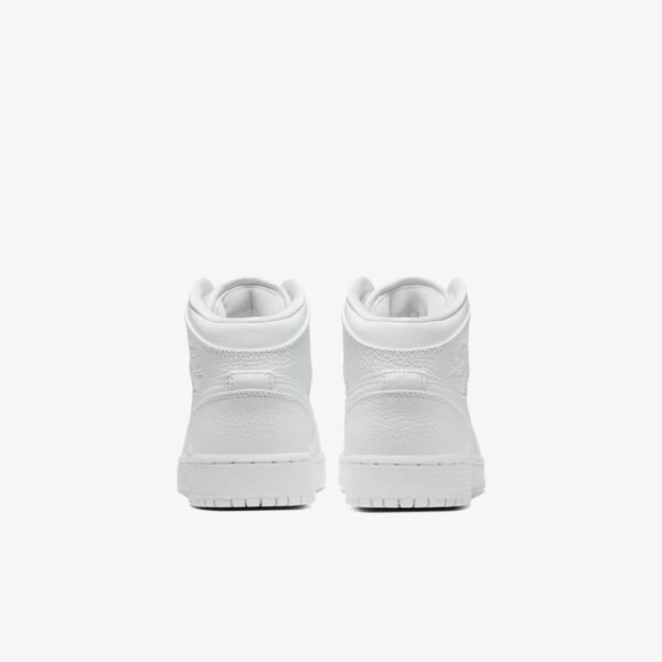 Кроссовки Nike Air Jordan 1 Mid GS Triple White