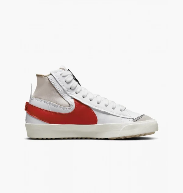 Кросівки чоловічі Nike Blazer Mid 77 Jumbo White/Habanero Red