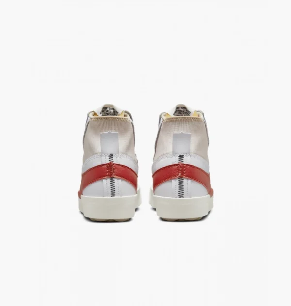 Кросівки чоловічі Nike Blazer Mid 77 Jumbo White/Habanero Red