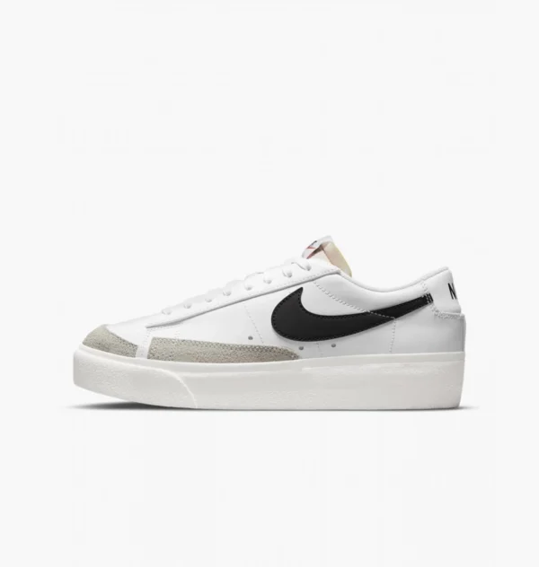 Кроссовки женские Nike W Blazer Low Platform White/Black