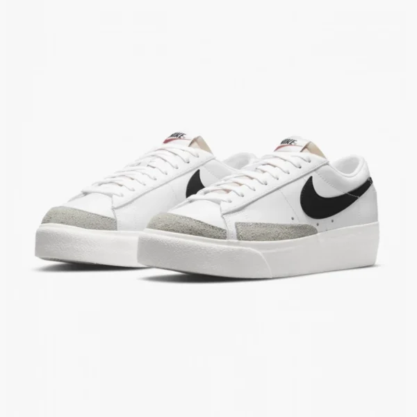 Кроссовки женские Nike W Blazer Low Platform White/Black
