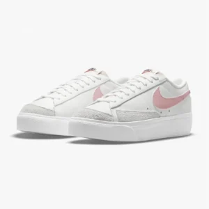 Кроссовки женские Nike W Blazer Low Platform White Pink Glaze