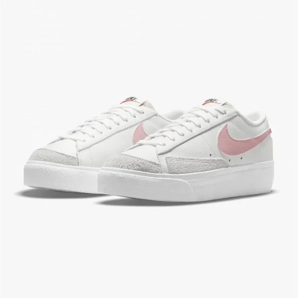 Кроссовки женские Nike W Blazer Low Platform White Pink Glaze