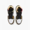 Кроссовки женские Nike Air Jordan 1 Mid SE GS Wear-Away Taxi