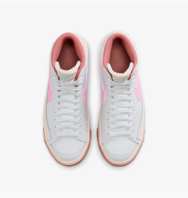 Кроссовки Nike Blazer Mid 77 GS White Pink Spell