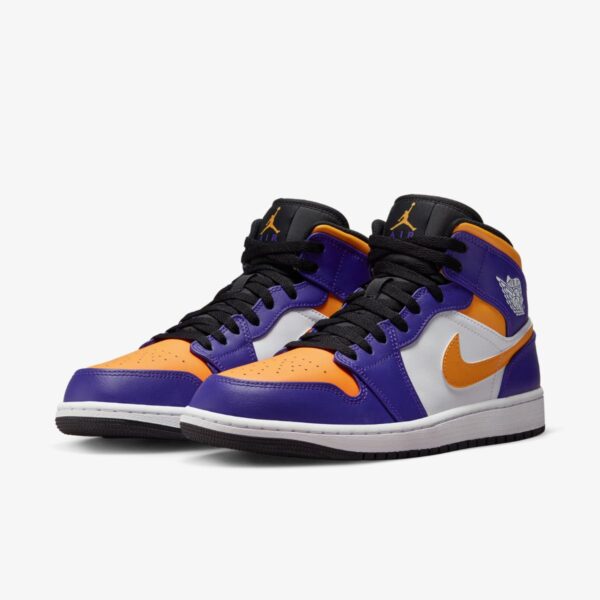 Кросівки чоловічі Nike Air Jordan 1 Mid Lakers