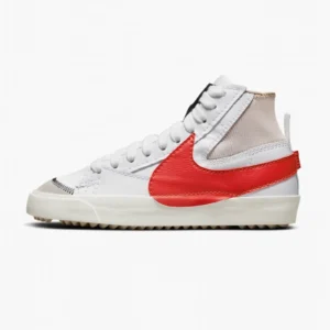 Кросівки чоловічі Nike Blazer Mid 77 Jumbo White/Habanero Red
