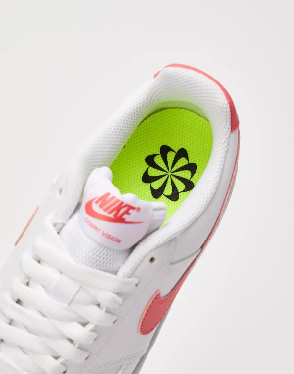 Кросівки жіночі Nike W Court Vision Low White Sea Coral