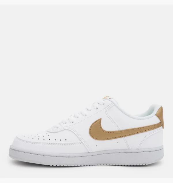 Кросівки жіночі Nike W Court Vision Low Next Nature White Metallic Gold