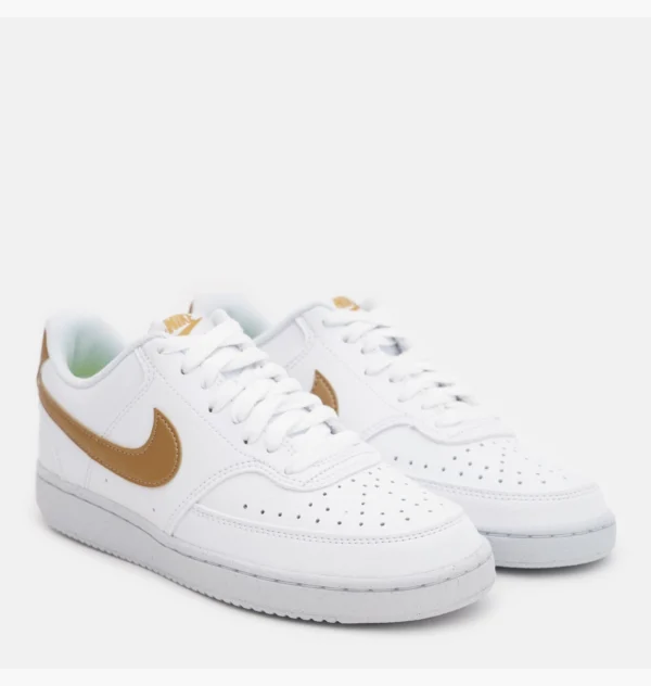 Кросівки жіночі Nike W Court Vision Low Next Nature White Metallic Gold