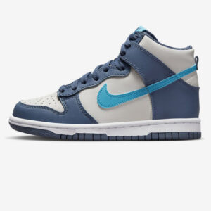 Кроссовки женские Nike Dunk High GS Light Bone Diffused Blue