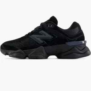 Кросівки чоловічі New Balance 9060 Triple Black Suede