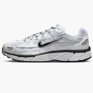 Кроссовки мужские Nike P-6000 White Metallic Silver Black