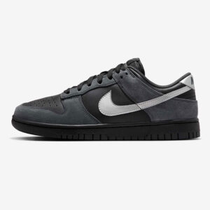 Кроссовки женские Nike Dunk Low Black Anthracite Silver