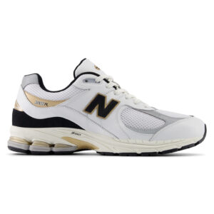 Кроссовки мужские New Balance 2002R White Black Gold Metallic