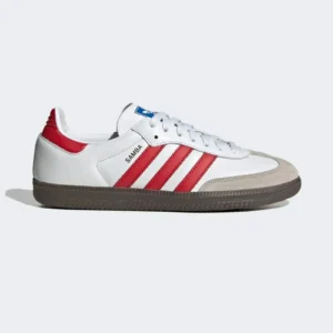 Кросівки унісекс Adidas Samba OG White Scarlet