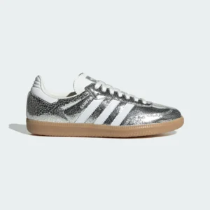 Кросівки унісекс Adidas Samba OG Cracked Metallic Silver