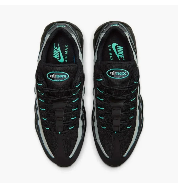 Кросівки чоловічі Nike Air Max 95 Black Aurora Green