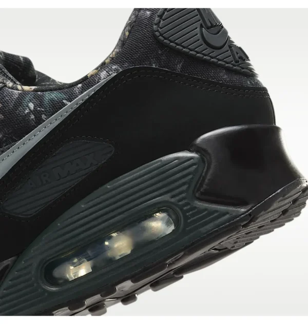 Кросівки чоловічі Nike Air Max 90 Black Dark Smoke Grey