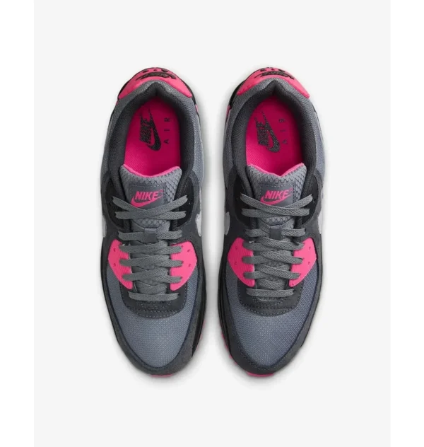 Кросівки чоловічі Nike Air Max 90 Black Grey Pink