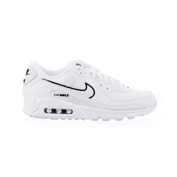 Кросівки чоловічі Nike Air Max 90 White Black Swoosh