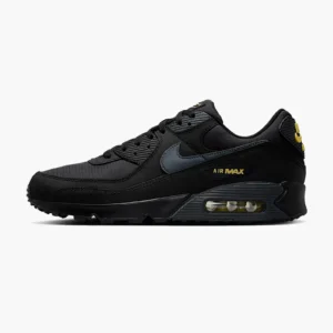 Кросівки чоловічі Nike Air Max 90 Black Buff Gold