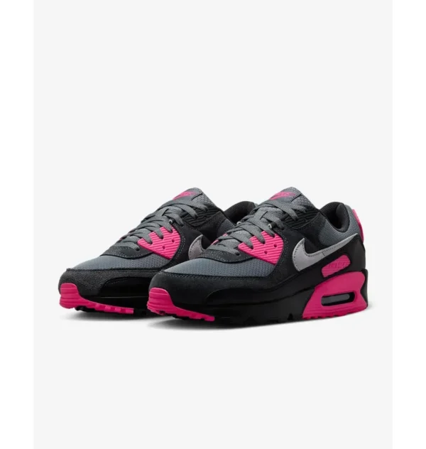 Кросівки чоловічі Nike Air Max 90 Black Grey Pink