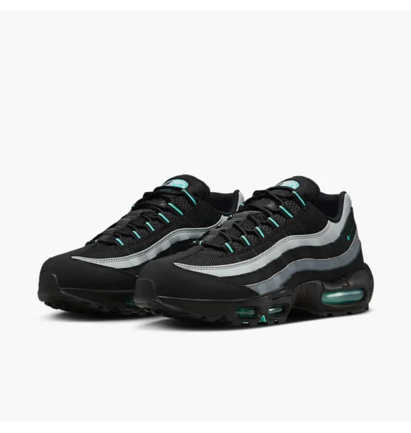 Кросівки чоловічі Nike Air Max 95 Black Aurora Green