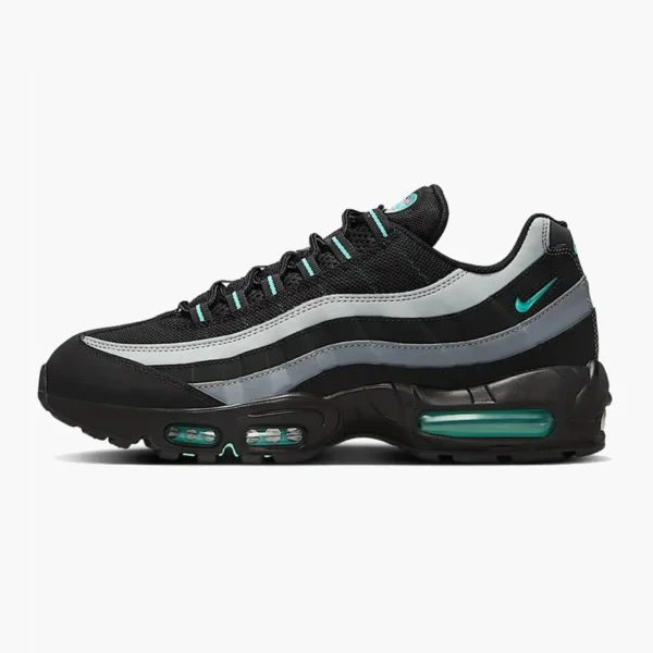 Кросівки чоловічі Nike Air Max 95 Black Aurora Green