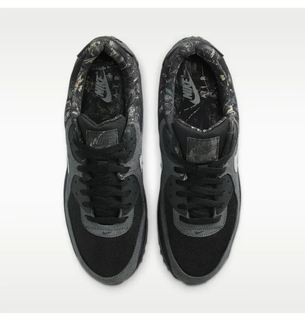 Кросівки чоловічі Nike Air Max 90 Black Dark Smoke Grey
