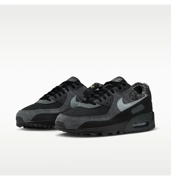 Кросівки чоловічі Nike Air Max 90 Black Dark Smoke Grey