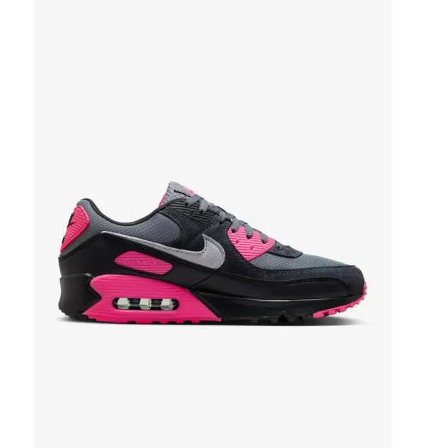 Кросівки чоловічі Nike Air Max 90 Black Grey Pink