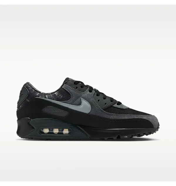 Кросівки чоловічі Nike Air Max 90 Black Dark Smoke Grey