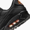 Кросівки чоловічі Nike Air Max 90 Black Safety Orange