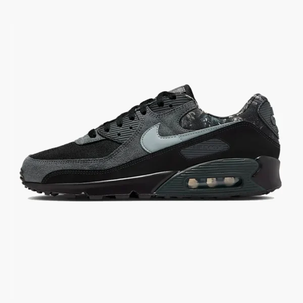 Кросівки чоловічі Nike Air Max 90 Black Dark Smoke Grey