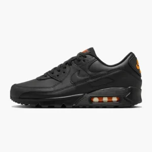 Кросівки чоловічі Nike Air Max 90 Black Safety Orange